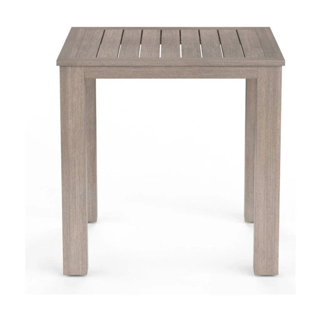 Laguna Aluminum Square Outdoor Pub Table - LOOMLAN - Sunset West - Outdoor Counter Tables