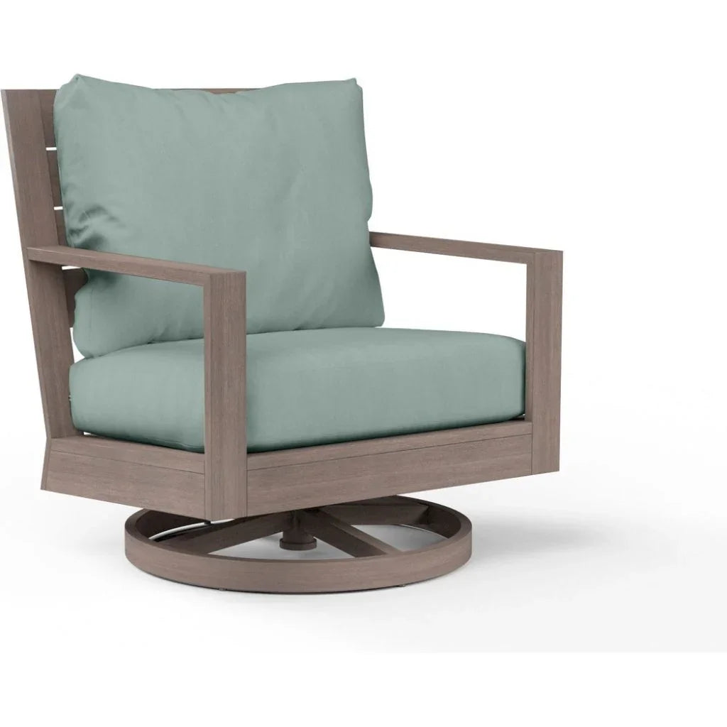 Laguna Sunbrella Swivel Outdoor Club Rocker - LOOMLAN - Sunset West - Outdoor Accent Chairs