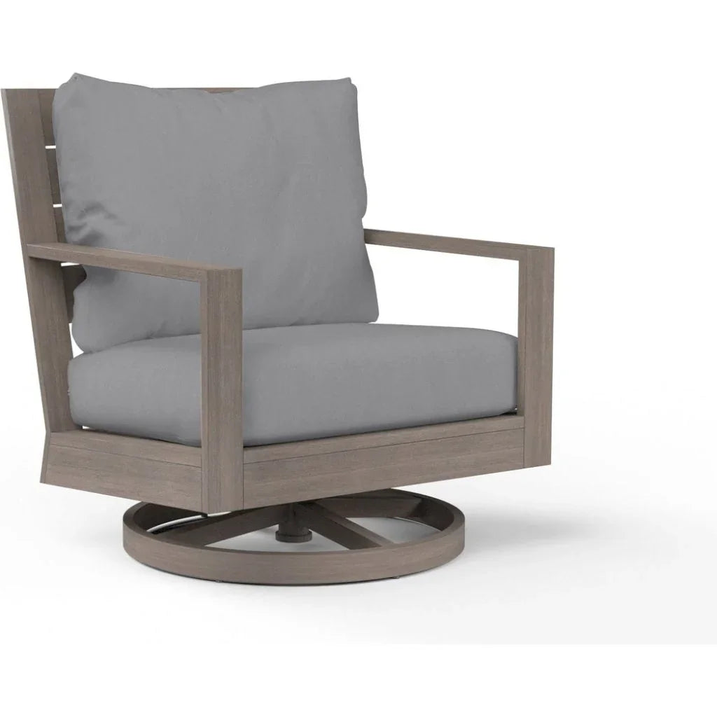 Laguna Sunbrella Swivel Outdoor Club Rocker - LOOMLAN - Sunset West - Outdoor Accent Chairs