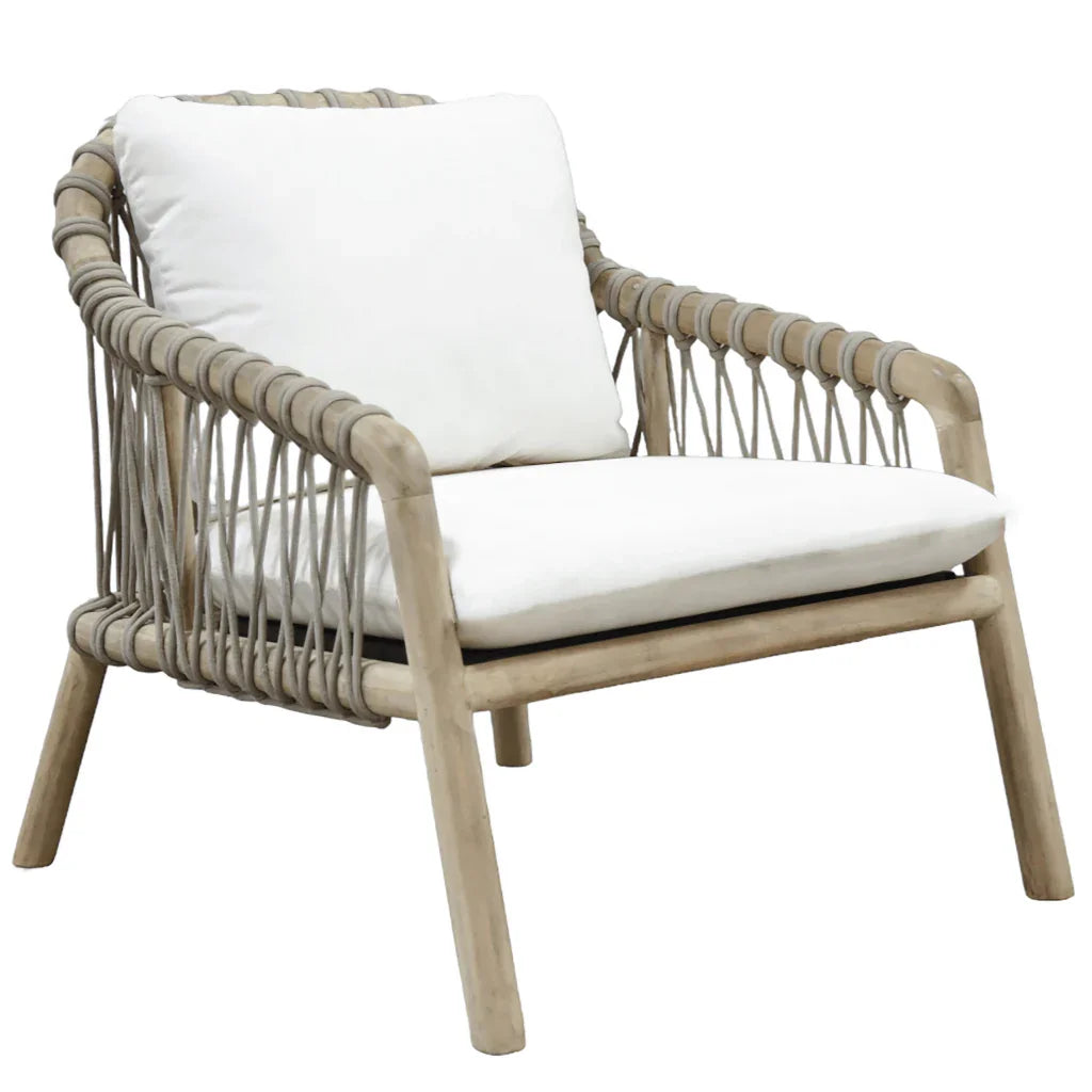 Laguna Wood Framed Patio Chair - LOOMLAN - Artesia - Outdoor Accent Chairs