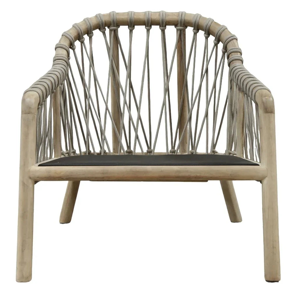 Laguna Wood Framed Patio Chair - LOOMLAN - Artesia - Outdoor Accent Chairs