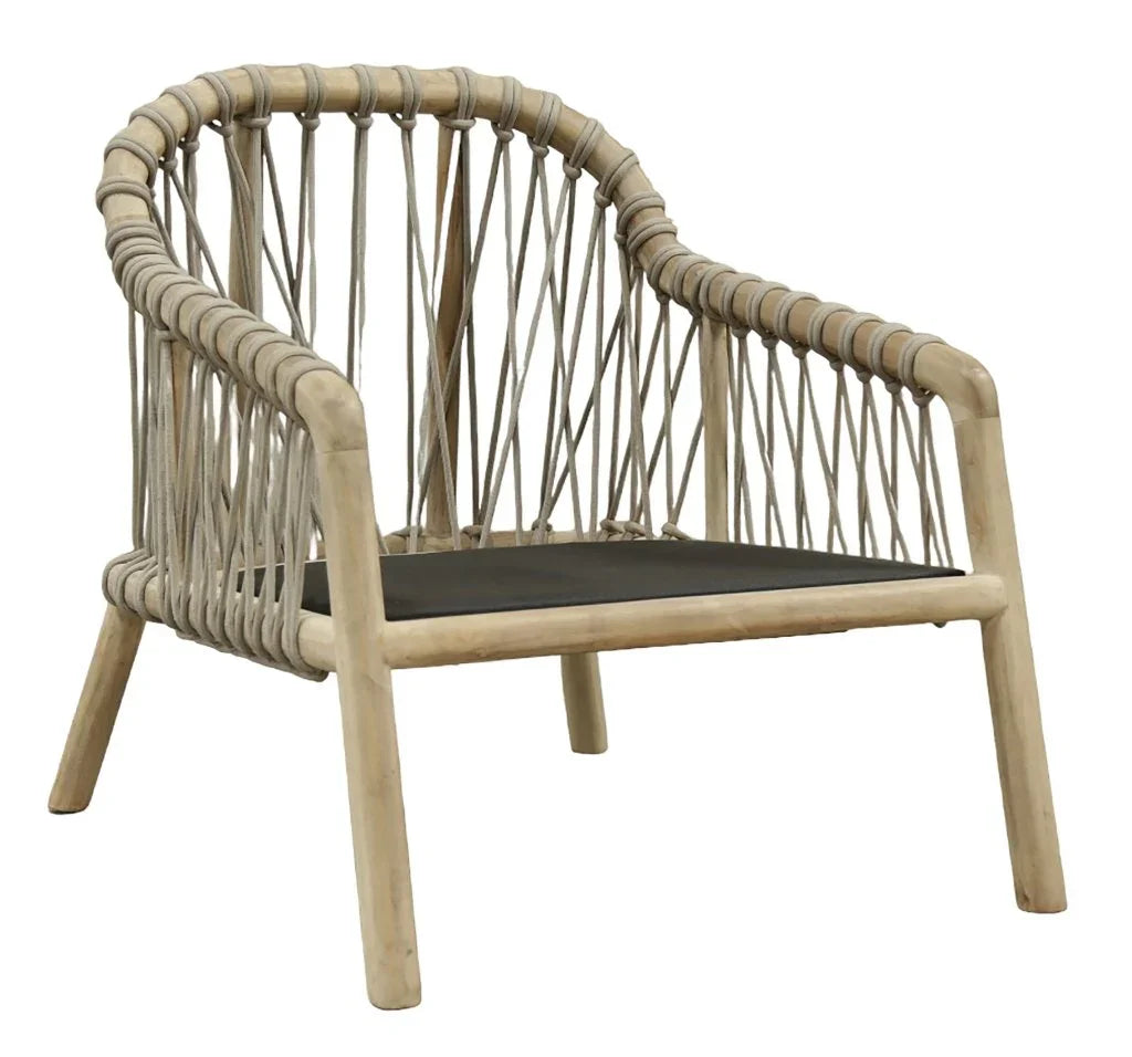 Laguna Wood Framed Patio Chair - LOOMLAN - Artesia - Outdoor Accent Chairs