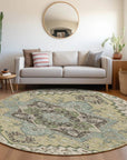 LOOMLAN Rugs Lani Beige Washable Indoor-Outdoor Rug