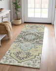 LOOMLAN Rugs Lani Beige Washable Indoor-Outdoor Rug