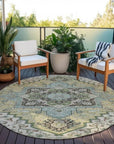 LOOMLAN Rugs Lani Beige Washable Indoor-Outdoor Rug