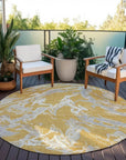 LOOMLAN Rugs Lani Gold Washable Indoor-Outdoor Rug
