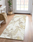 LOOMLAN Rugs Lani Ivory Washable Indoor-Outdoor Rug