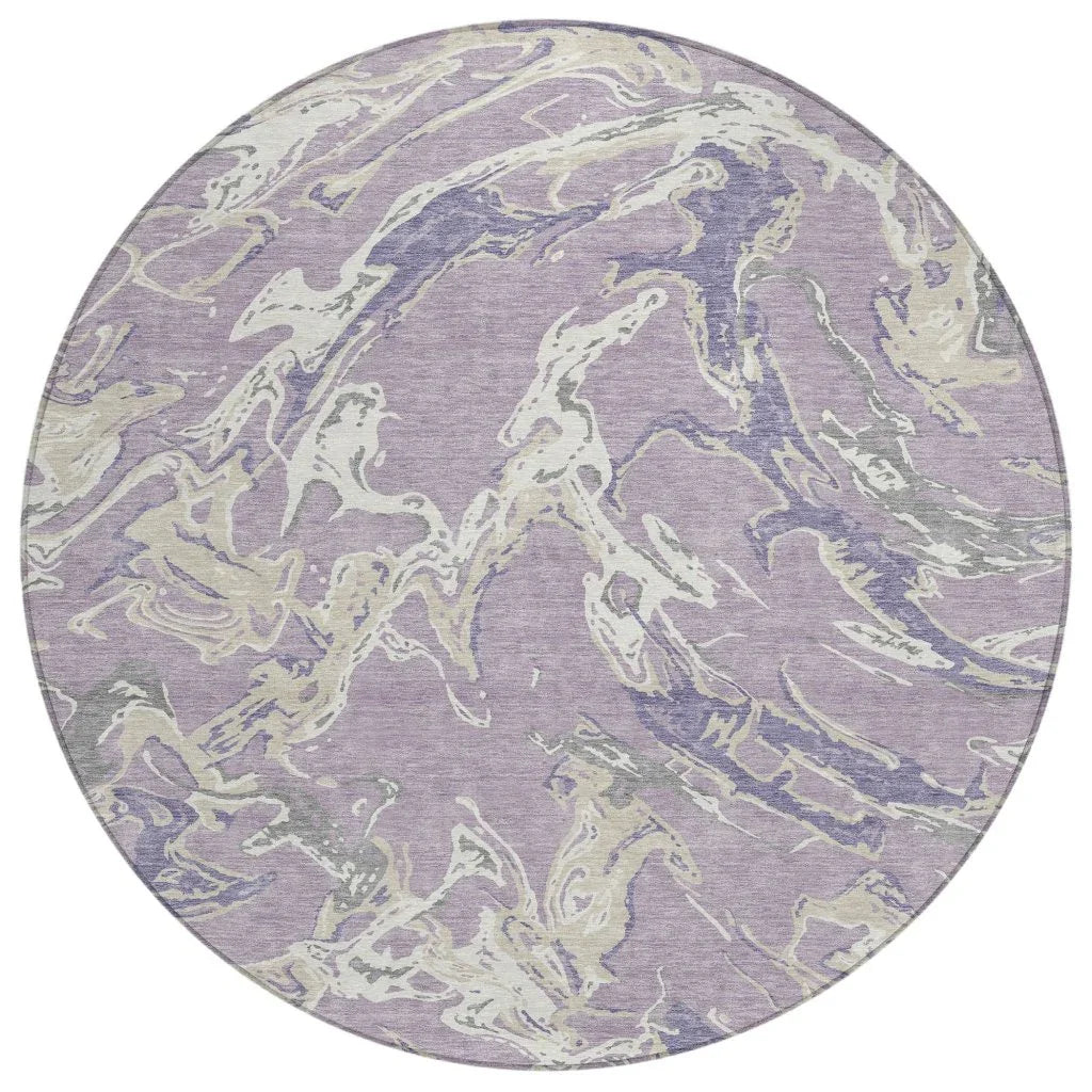 Lani Purple Washable Indoor - Outdoor Rug - LOOMLAN - LOOMLAN Rugs - Outdoor Rugs