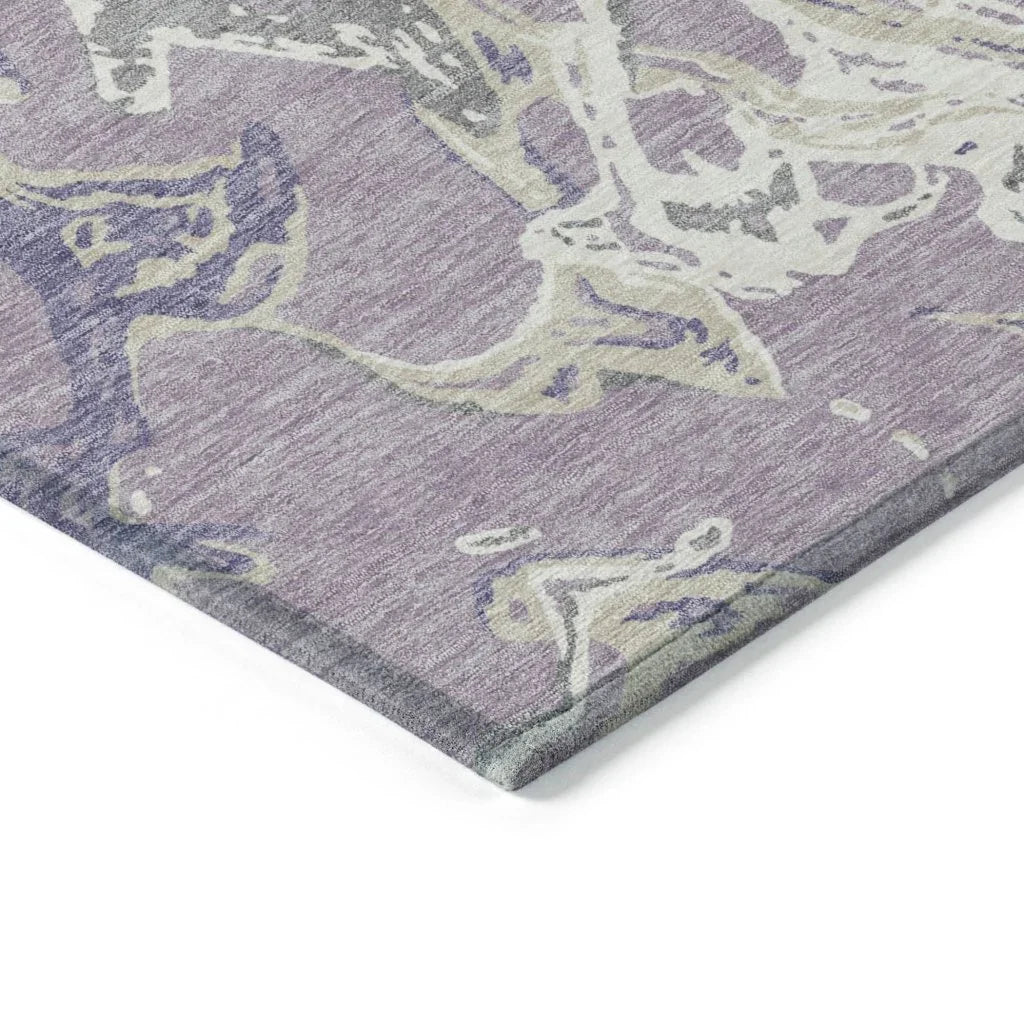 Lani Purple Washable Indoor - Outdoor Rug - LOOMLAN - LOOMLAN Rugs - Outdoor Rugs