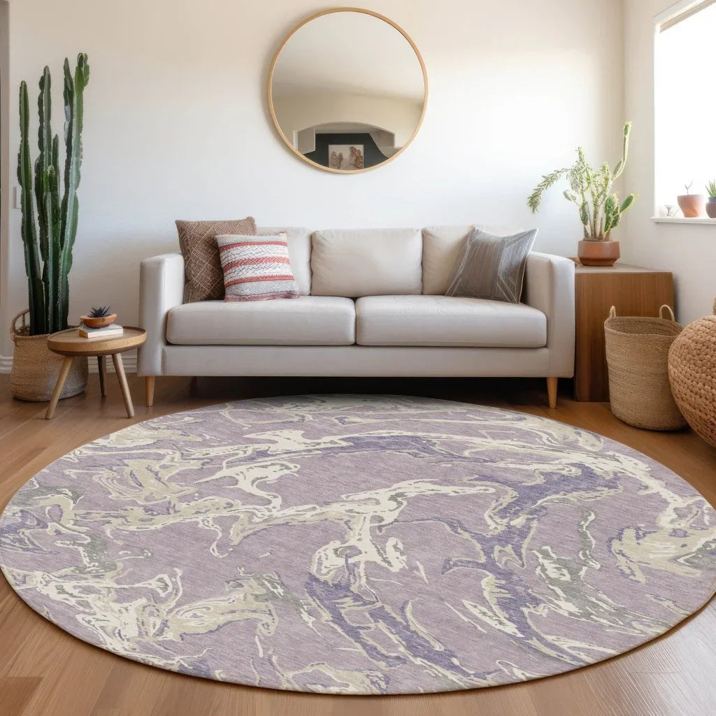Lani Purple Washable Indoor - Outdoor Rug - LOOMLAN - LOOMLAN Rugs - Outdoor Rugs