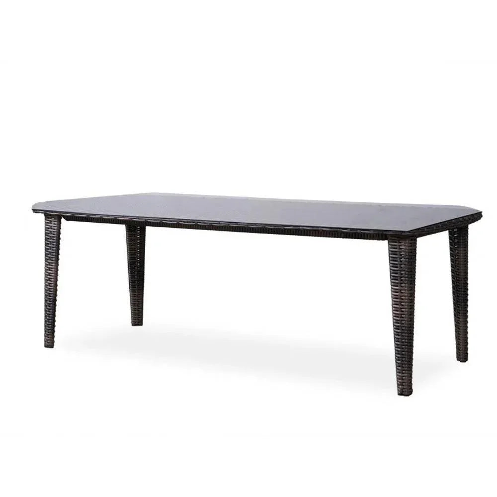 Largo 86&quot; Rectangular Dining Table All Weather Wicker - LOOMLAN - Lloyd Flanders - Outdoor Dining Tables