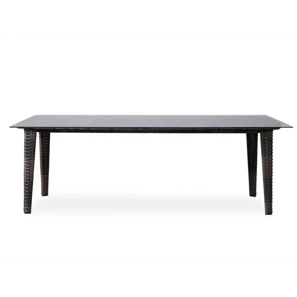 Largo 86&quot; Rectangular Dining Table All Weather Wicker - LOOMLAN - Lloyd Flanders - Outdoor Dining Tables