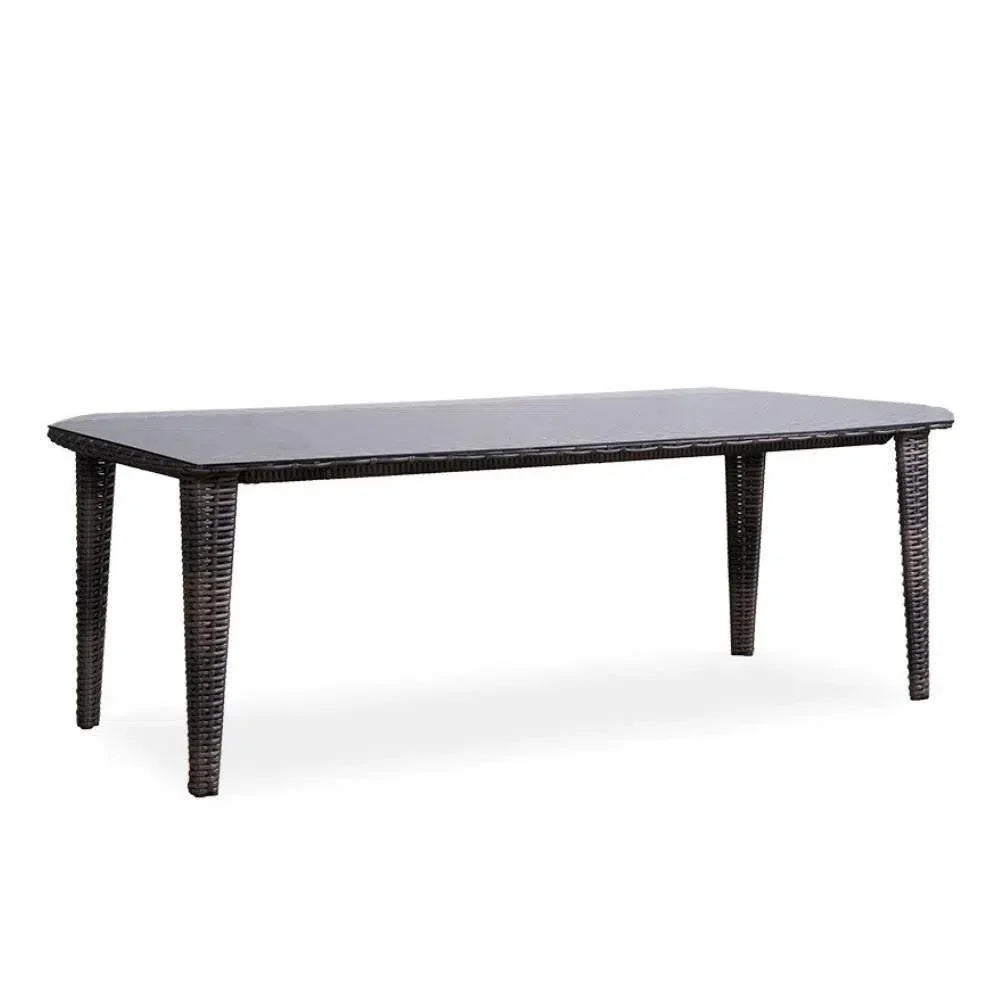 Largo 86&quot; Rectangular Dining Table All Weather Wicker - LOOMLAN - Lloyd Flanders - Outdoor Dining Tables