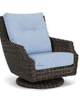 Largo High Back Swivel Rocker Lounge Chair Wicker - LOOMLAN - Lloyd Flanders - Outdoor Lounge Chairs