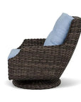Largo High Back Swivel Rocker Lounge Chair Wicker - LOOMLAN - Lloyd Flanders - Outdoor Lounge Chairs