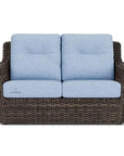 Largo Loveseat All Weather Wicker Furniture Made USA - LOOMLAN - Lloyd Flanders - Outdoor Sofas & Loveseats
