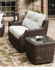 Largo Loveseat All Weather Wicker Furniture Made USA - LOOMLAN - Lloyd Flanders - Outdoor Sofas & Loveseats