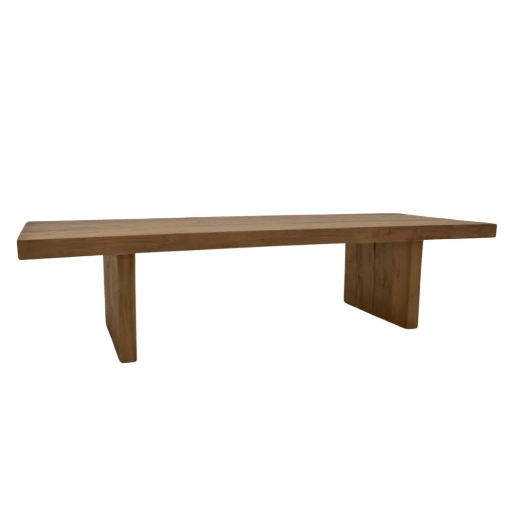 Lars Natural Wooden Patio Coffee Table - LOOMLAN - Artesia - Outdoor Coffee Tables