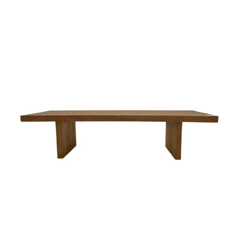 Lars Natural Wooden Patio Coffee Table - LOOMLAN - Artesia - Outdoor Coffee Tables