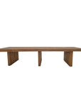 Lars Three Legs Wooden Patio Coffee Table - LOOMLAN - Artesia - Outdoor Coffee Tables