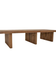 Lars Three Legs Wooden Patio Coffee Table - LOOMLAN - Artesia - Outdoor Coffee Tables
