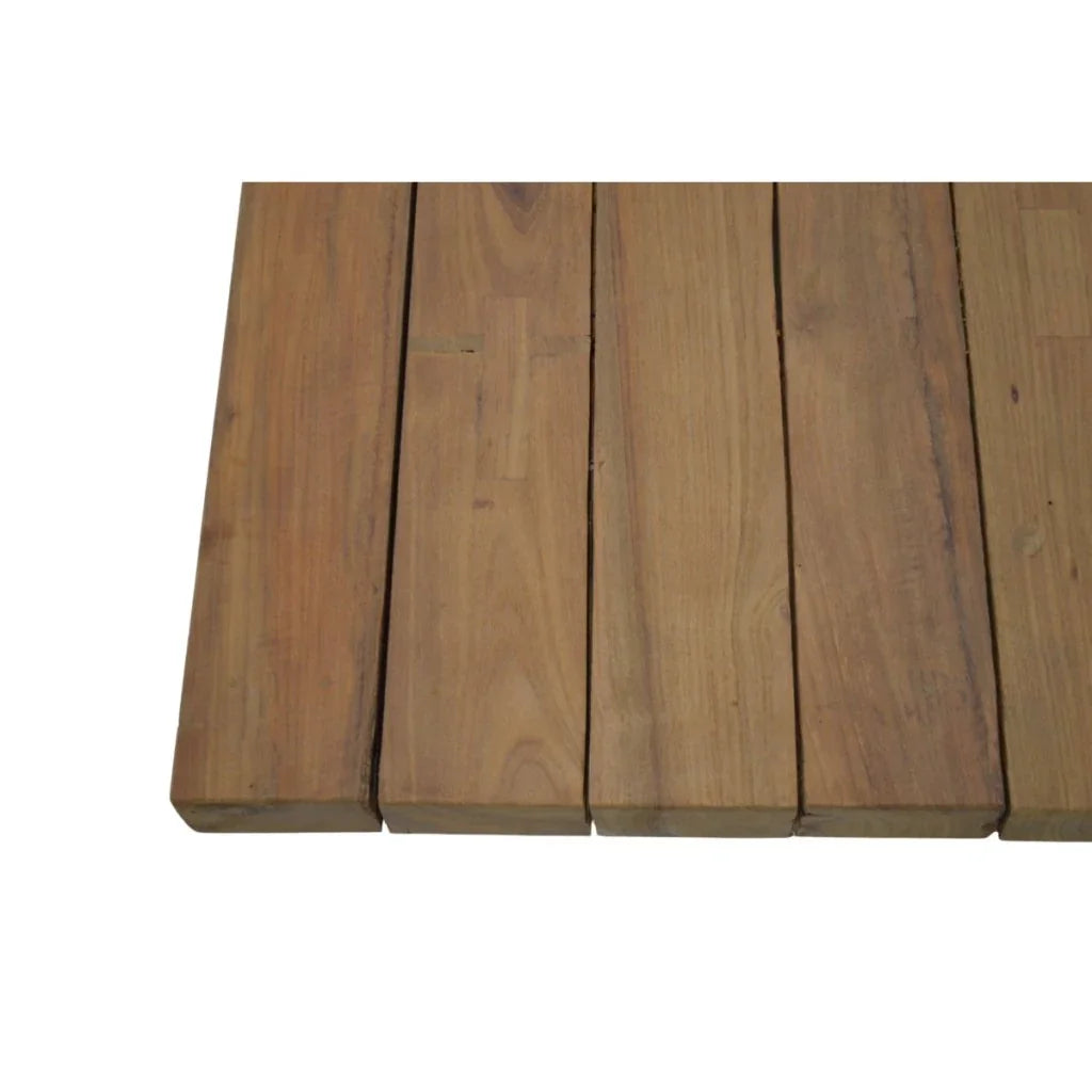 Lars Three Legs Wooden Patio Coffee Table - LOOMLAN - Artesia - Outdoor Coffee Tables
