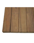 Lars Three Legs Wooden Patio Coffee Table - LOOMLAN - Artesia - Outdoor Coffee Tables