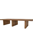 Lars Three Legs Wooden Patio Coffee Table - LOOMLAN - Artesia - Outdoor Coffee Tables