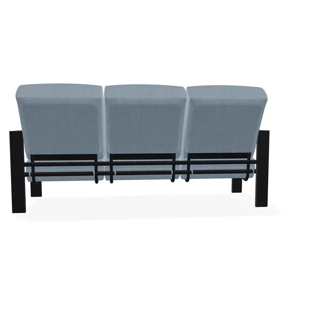 Telescope Larssen Aluminum d Deep Cushion Three-Seat Sofa