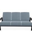 Telescope Larssen Aluminum d Deep Cushion Three-Seat Sofa