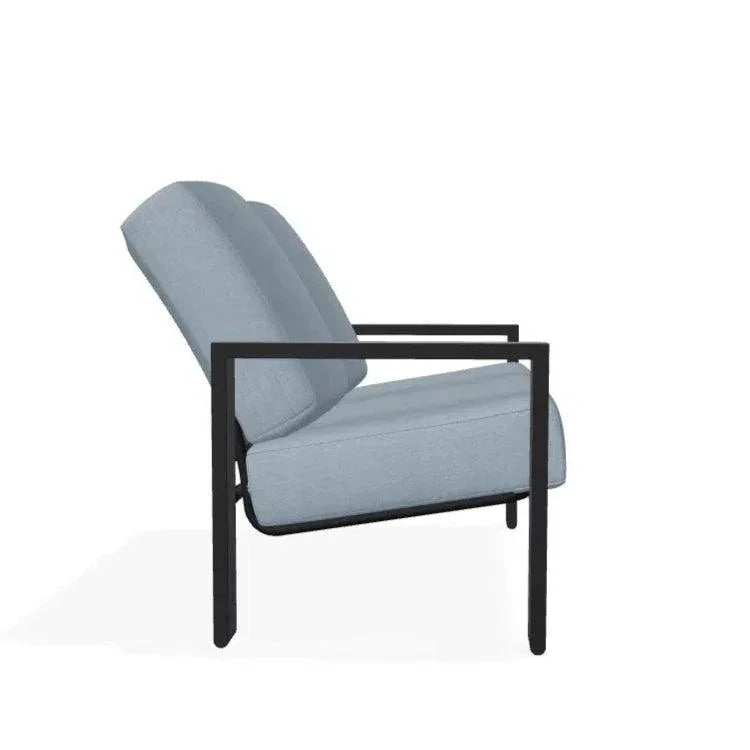 Larssen Deep Cushion Loveseat Durable Aluminum - LOOMLAN - Telescope - Outdoor Modulars