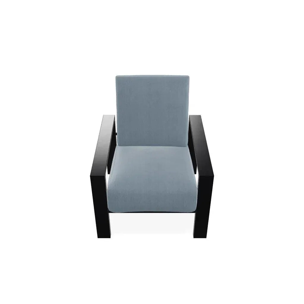 Larssen Deep Cushion Modern Arm Chair - LOOMLAN - Telescope - Outdoor Accent Chairs