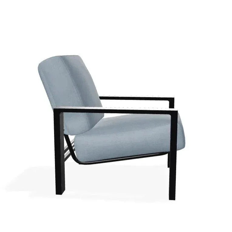Larssen Deep Cushion Modern Arm Chair - LOOMLAN - Telescope - Outdoor Accent Chairs