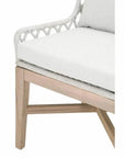 Lattis Outdoor Dining Chair Rope & Teak Wood - LOOMLAN - Essentials For Living - Outdoor Dining Chairs