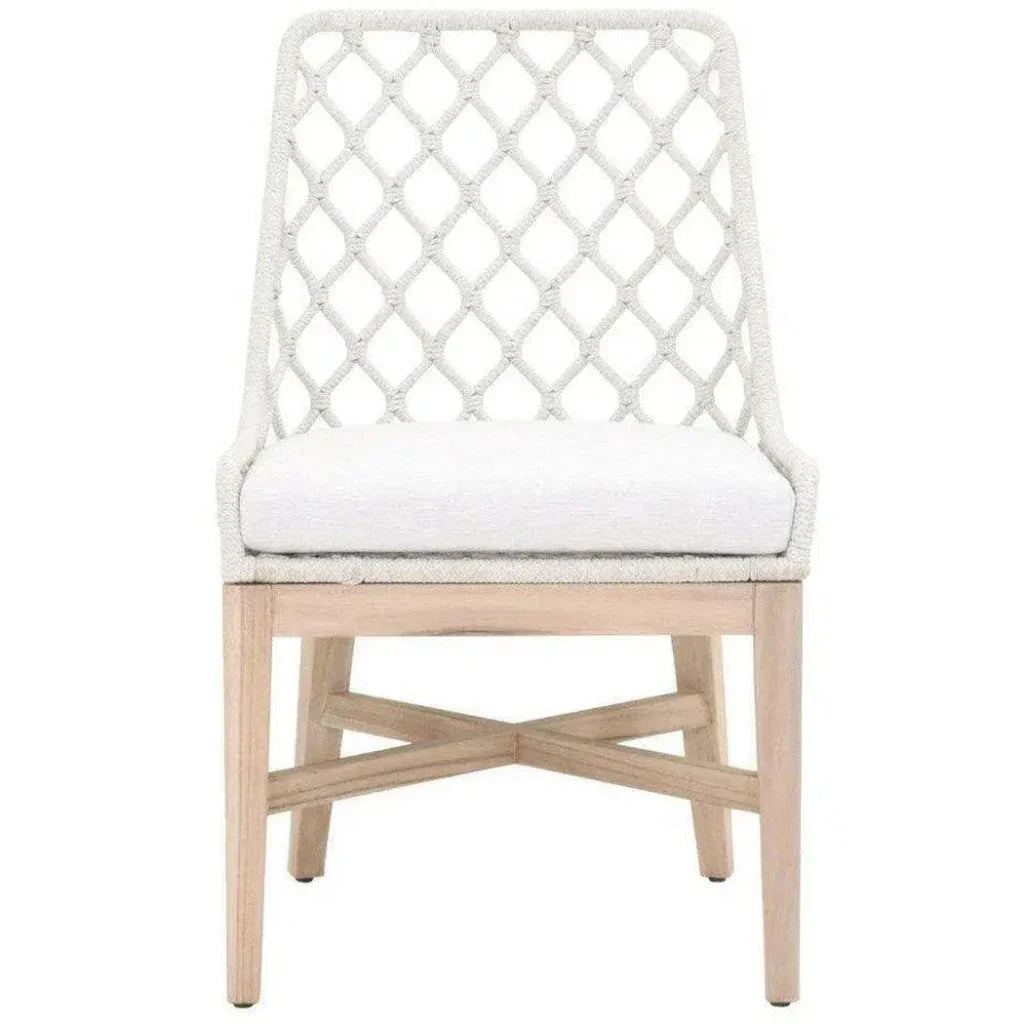 Lattis Outdoor Dining Chair Rope & Teak Wood - LOOMLAN - Essentials For Living - Outdoor Dining Chairs