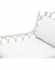 Lattis Outdoor Wing Chair Rope & Teak Wood - LOOMLAN - Essentials For Living - Outdoor Dining Chairs