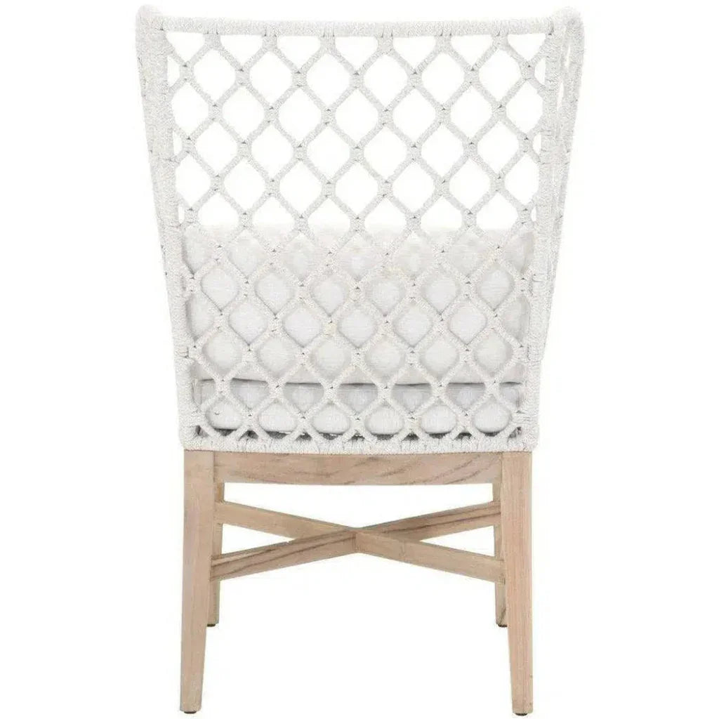 Lattis Outdoor Wing Chair Rope &amp; Teak Wood - LOOMLAN - Essentials For Living - Outdoor Dining Chairs