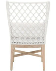 Lattis Outdoor Wing Chair Rope & Teak Wood - LOOMLAN - Essentials For Living - Outdoor Dining Chairs