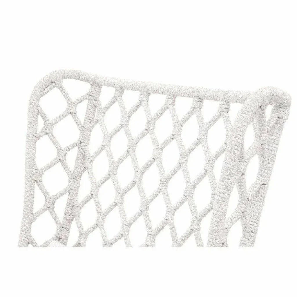 Lattis Outdoor Wing Chair Rope &amp; Teak Wood - LOOMLAN - Essentials For Living - Outdoor Dining Chairs