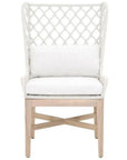 Lattis Outdoor Wing Chair Rope & Teak Wood - LOOMLAN - Essentials For Living - Outdoor Dining Chairs