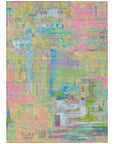 LOOMLAN Rugs Lavara Pink Washable Indoor-Outdoor Rug