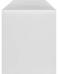 Lazarus Cement White Outdoor Bench - LOOMLAN - Moe's Home - Outdoor Benches