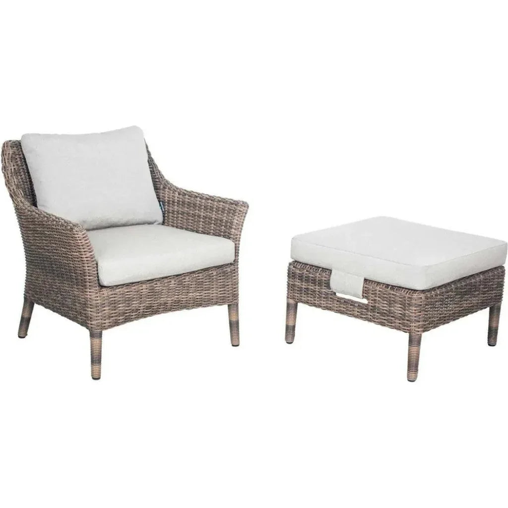 Leeward Lounge Chair - Grey Outdoor - LOOMLAN - Seasonal Living - Outdoor Lounge Chairs