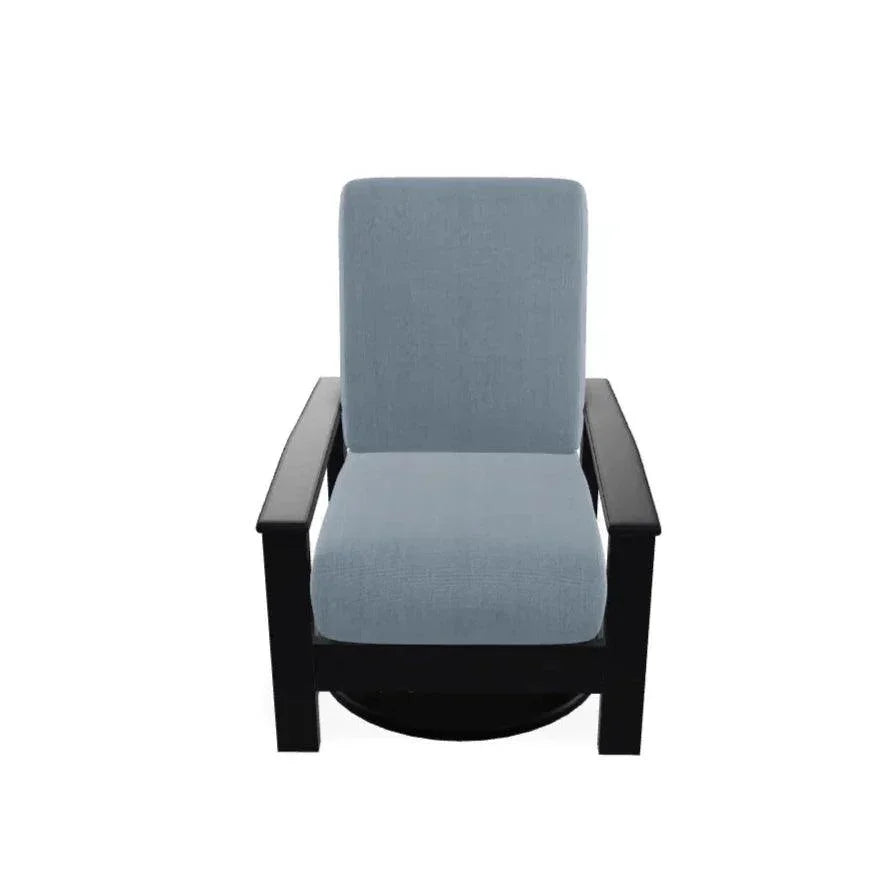 Leeward Marine Grade Deep Cushion Swivel Rocker Chair - LOOMLAN - Telescope - Outdoor Accent Chairs