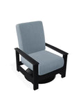 Leeward Marine Grade Deep Cushion Swivel Rocker Chair - LOOMLAN - Telescope - Outdoor Accent Chairs