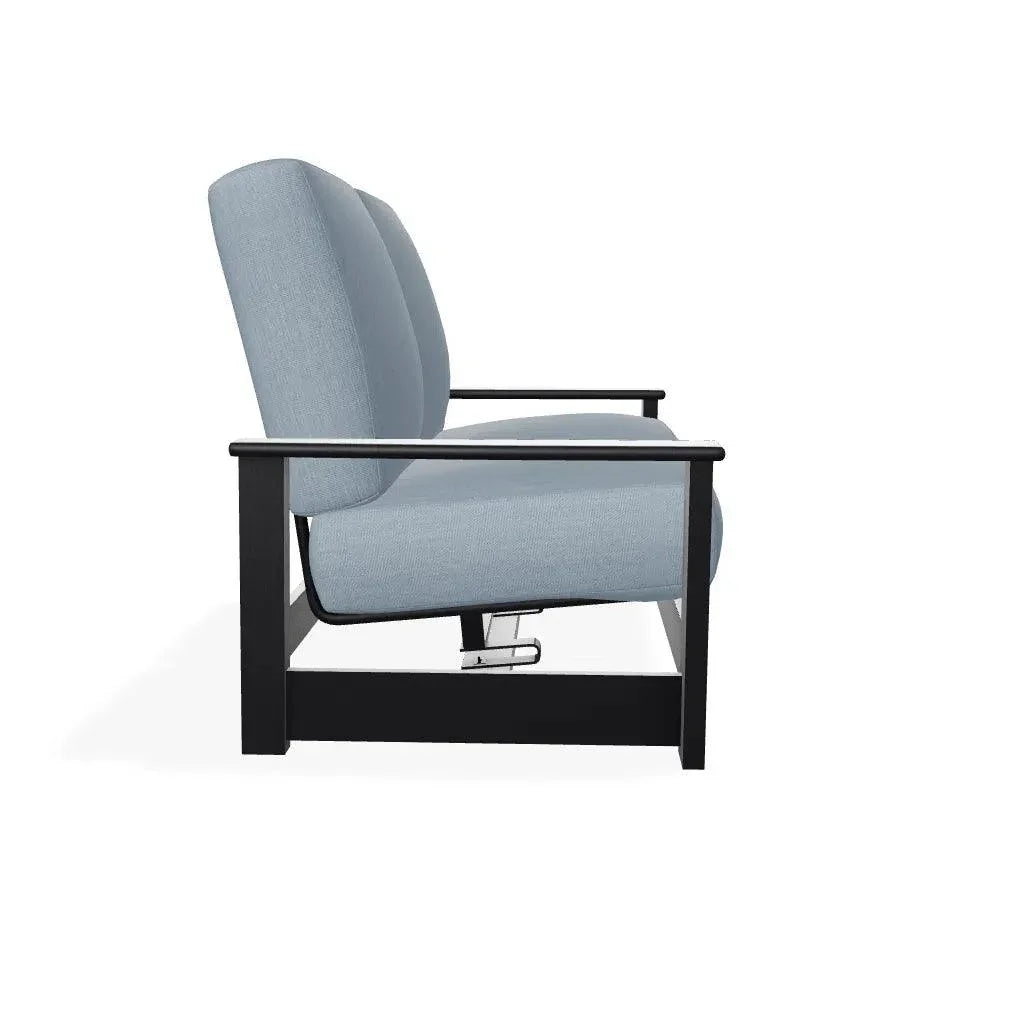 Leeward MGP Two - Seat Loveseat Independent Hidden Motion - LOOMLAN - Telescope - Outdoor Sofas &amp; Loveseats