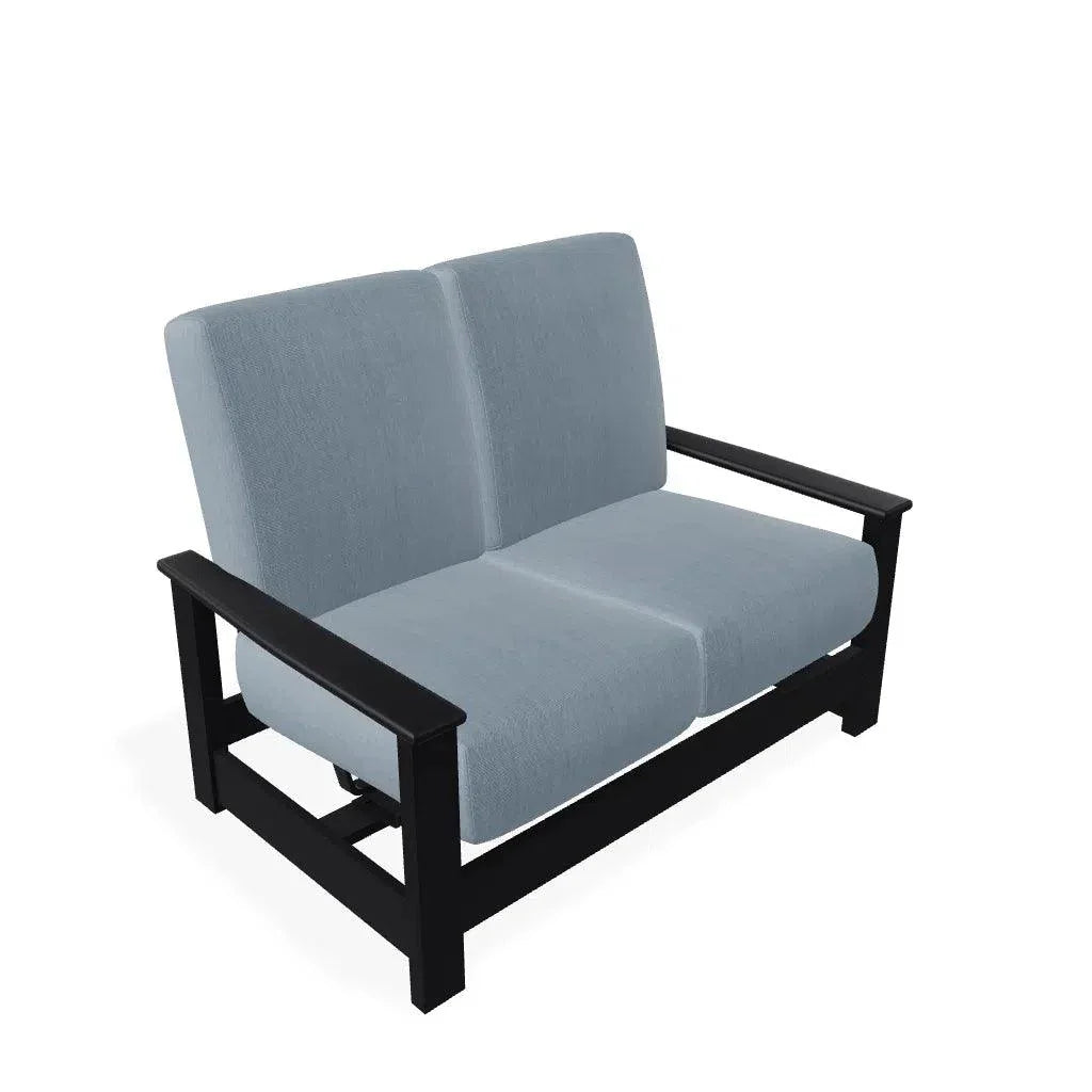 Leeward MGP Two - Seat Loveseat Independent Hidden Motion - LOOMLAN - Telescope - Outdoor Sofas &amp; Loveseats