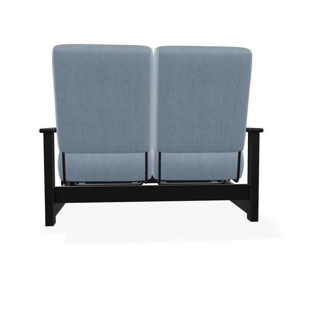 Leeward MGP Two - Seat Loveseat Independent Hidden Motion - LOOMLAN - Telescope - Outdoor Sofas &amp; Loveseats