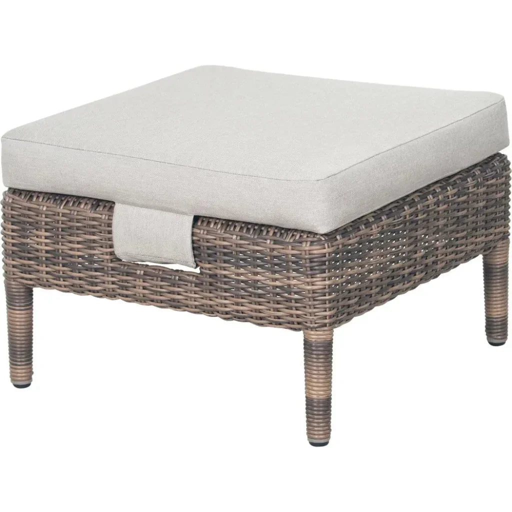 Seasonal Living Leeward Ottoman - Grey Outdoor Ottoman