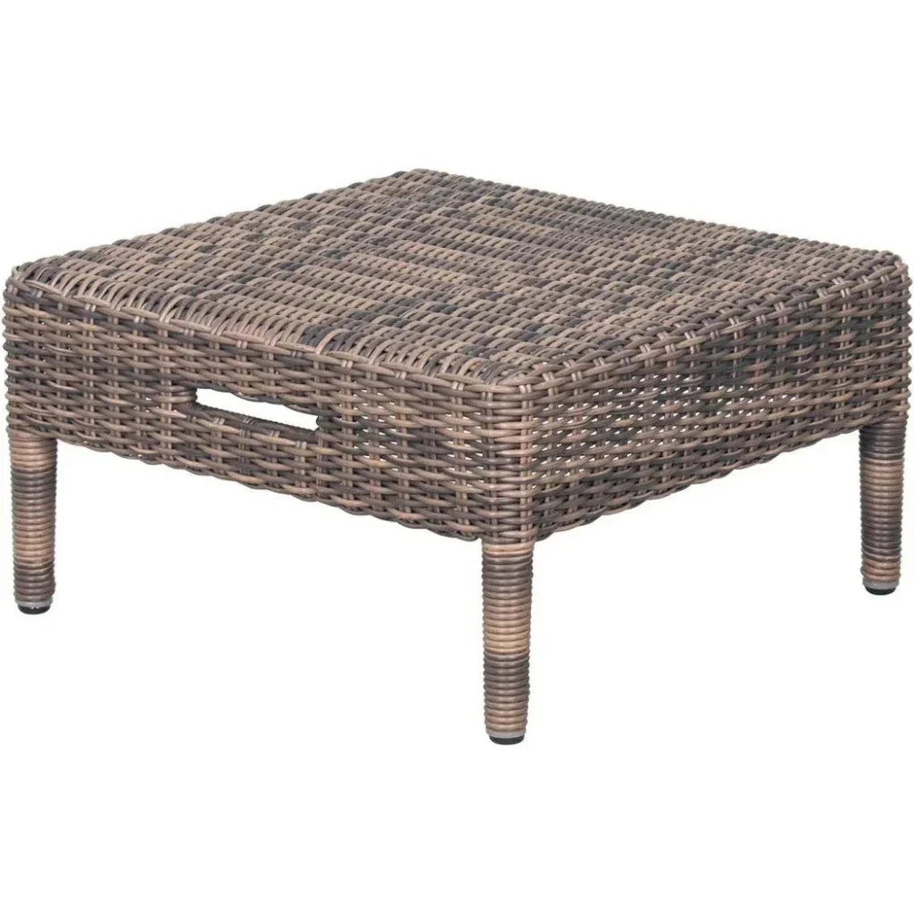 Seasonal Living Leeward Ottoman - Grey Outdoor Ottoman